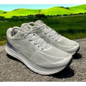 TOPO Athletic Phantom Gray Blue White Running Shoes Mens Size 10 Fast Shipping